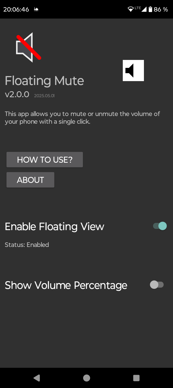Floating Mute 1
