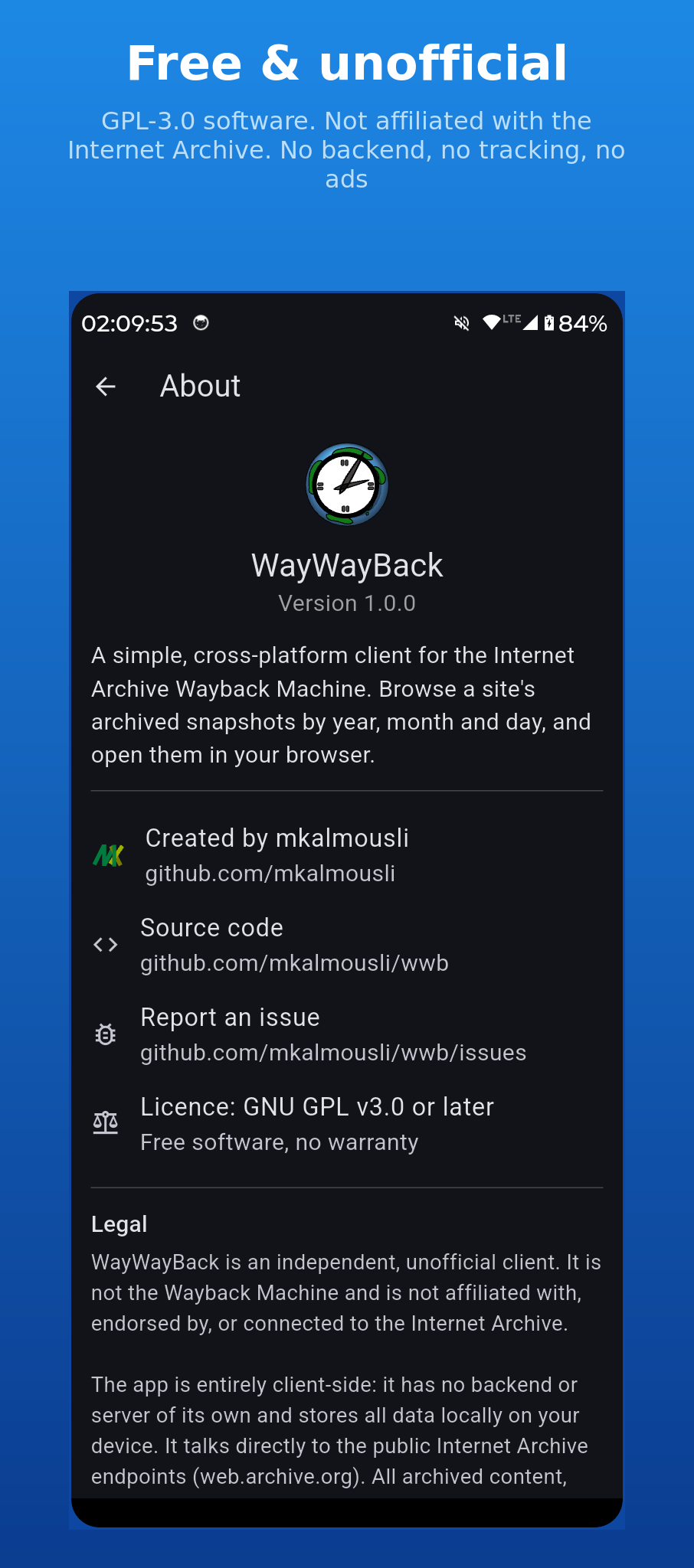 WayWayBack 8